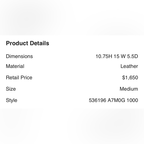 Gucci Black Leather Chain Shoulder Soho Bag - Picture 5 of 5